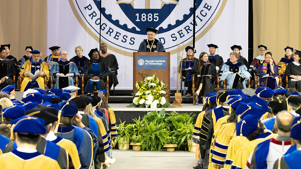 Georgia Tech Commencement.