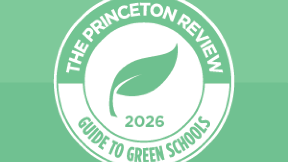 Logo of The Princeton Review Guide to Green Schools 2026